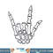 I Love You Sign Language Skeleton Hand ASL Halloween Costume png, sublimation copy.jpg