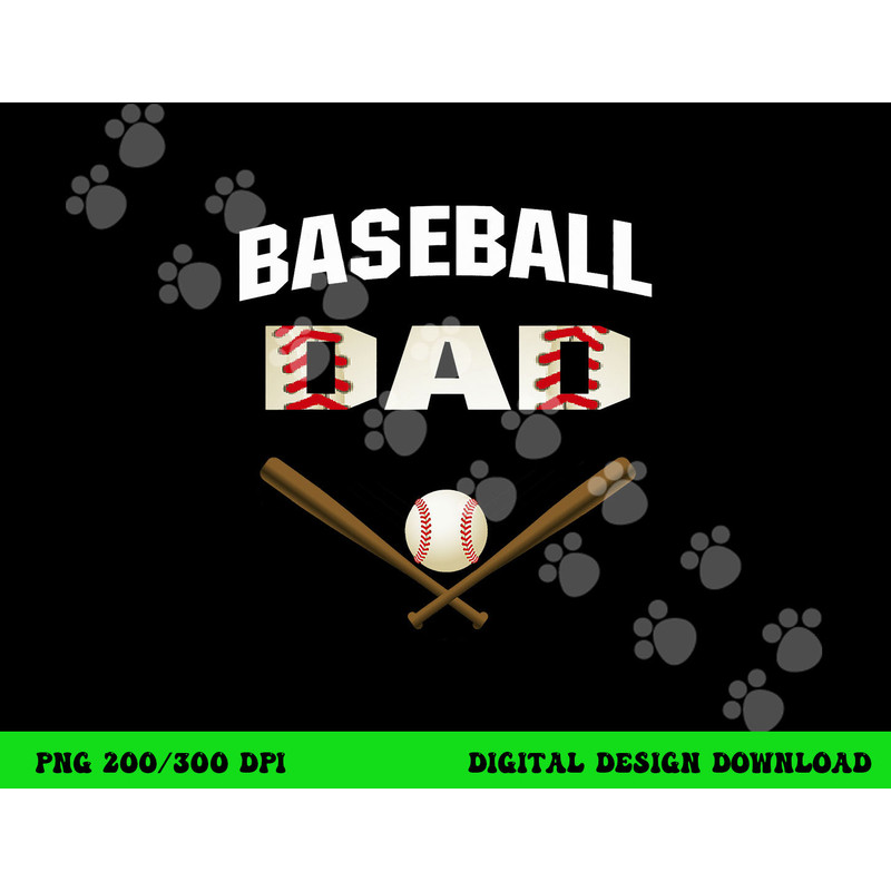 Baseball Dad shirt - Best gift idea for fathers tee png, sublimation copy.jpg