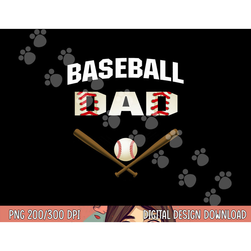 Baseball Dad shirt - Best gift idea for fathers tee png, sublimation copy.jpg