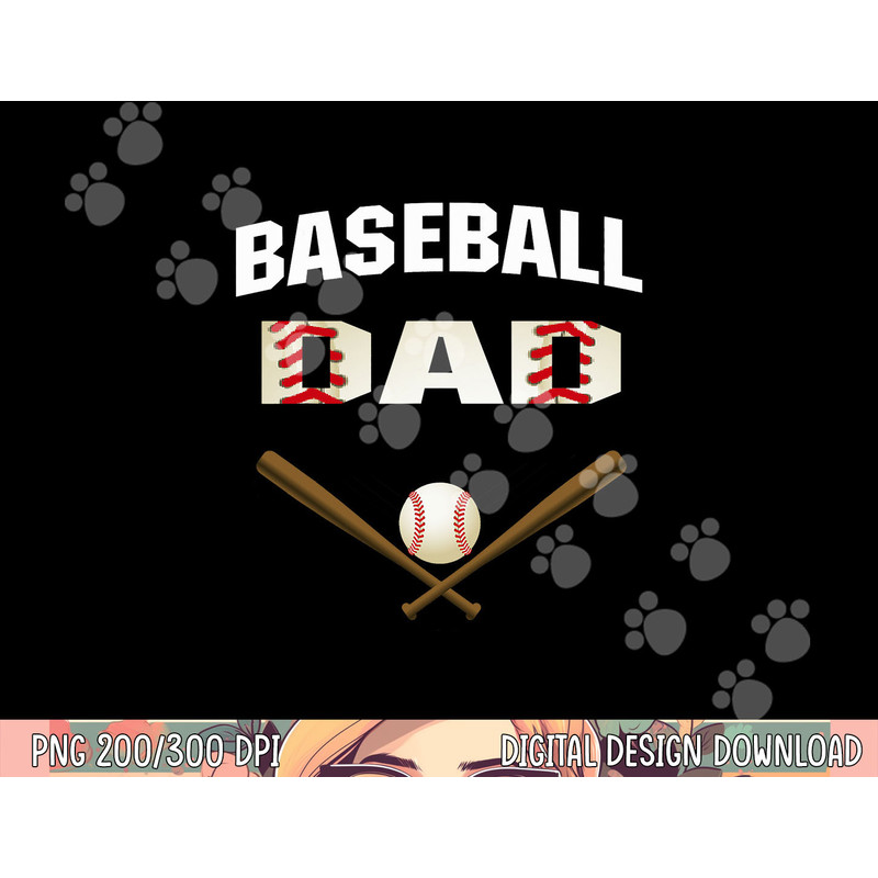 Baseball Dad shirt - Best gift idea for fathers tee png, sublimation copy.jpg