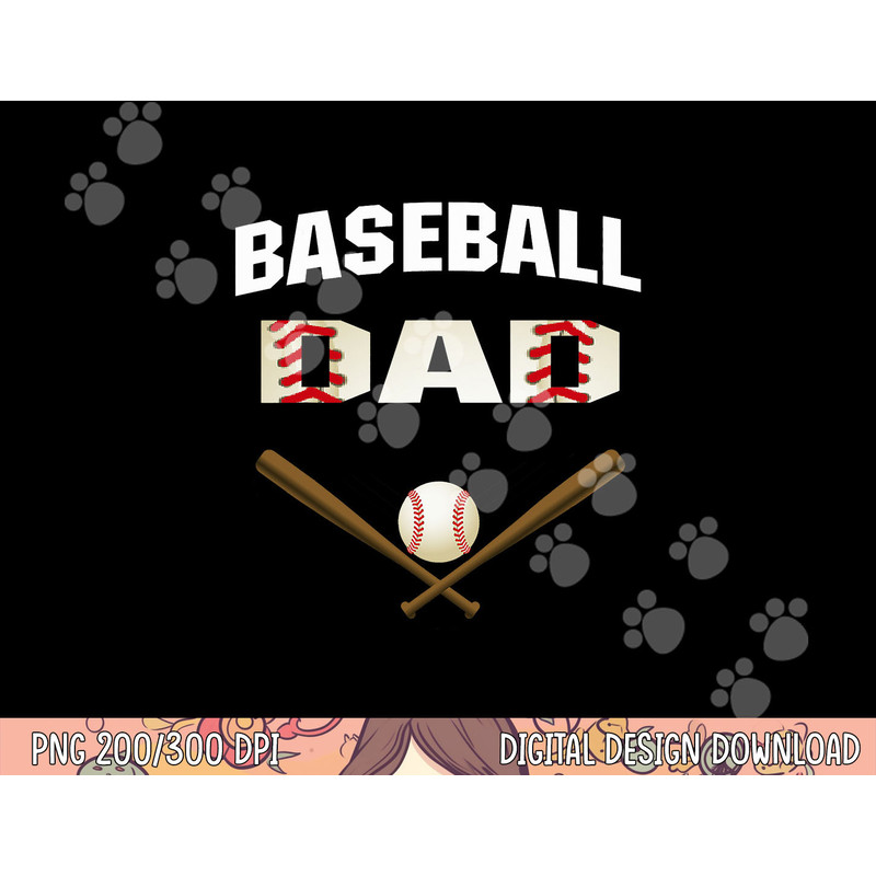 Baseball Dad shirt - Best gift idea for fathers tee png, sublimation copy.jpg