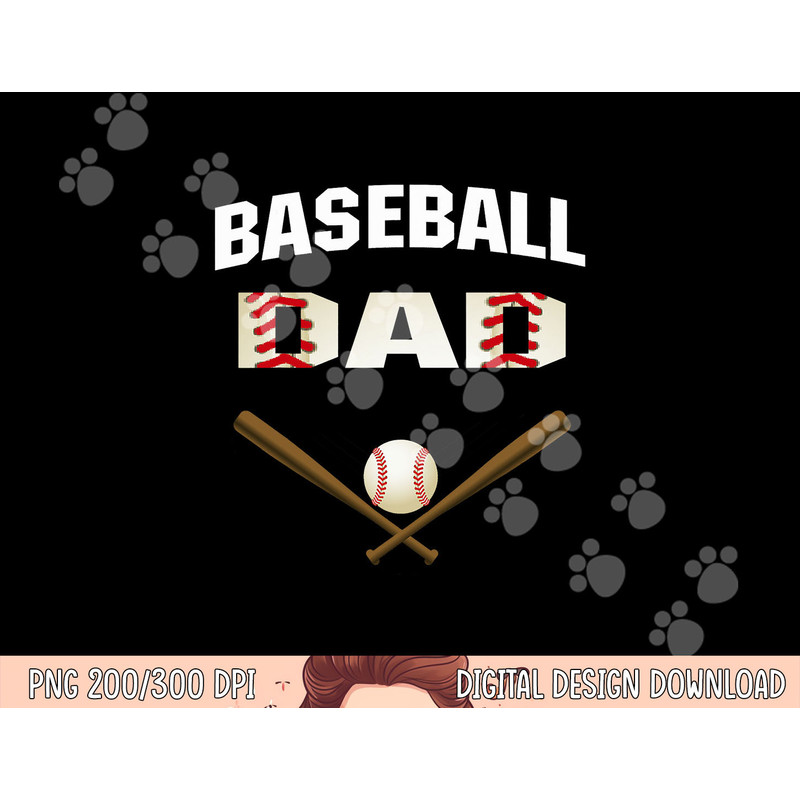Baseball Dad shirt - Best gift idea for fathers tee png, sublimation copy.jpg