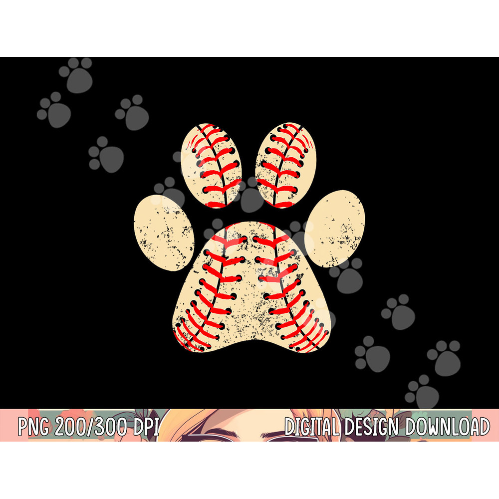 Baseball Dog Paw Print Sports Puppy Lover Mom Dad png, sublimation copy.jpg