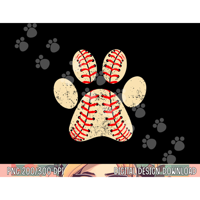 Baseball Dog Paw Print Sports Puppy Lover Mom Dad png, sublimation copy.jpg