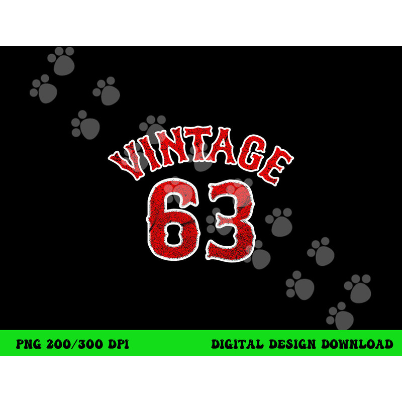 Baseball Fan Vintage 63 born 1963 60th Birthday 60 year old png, sublimation copy.jpg