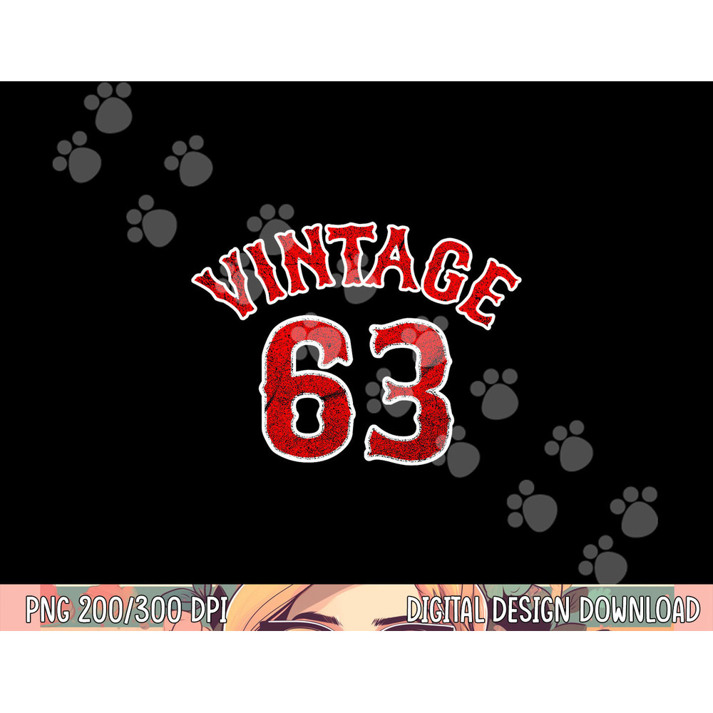 Baseball Fan Vintage 63 born 1963 60th Birthday 60 year old png, sublimation copy.jpg