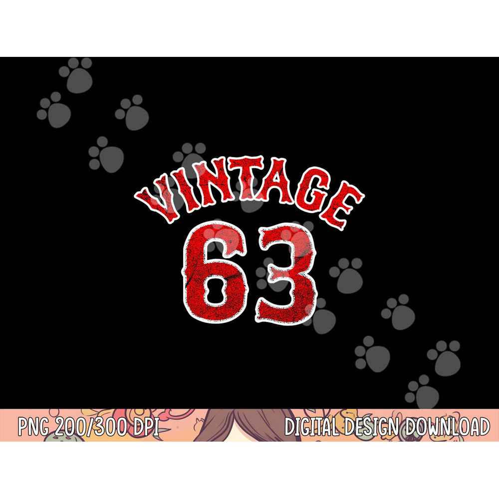 Baseball Fan Vintage 63 born 1963 60th Birthday 60 year old png, sublimation copy.jpg
