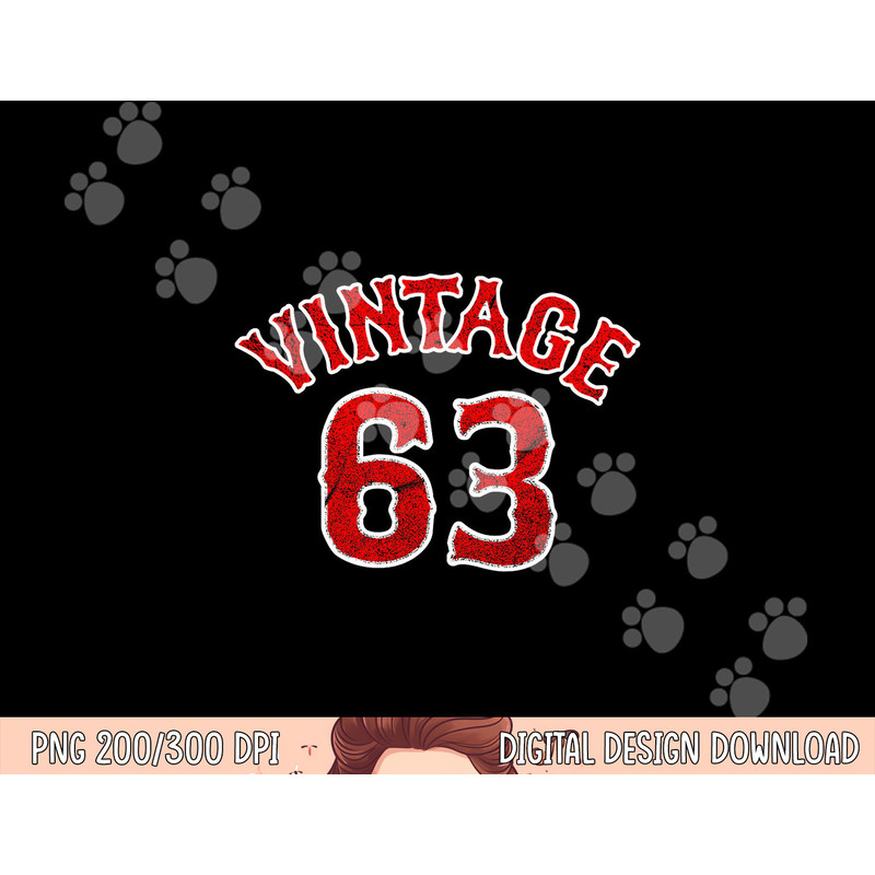 Baseball Fan Vintage 63 born 1963 60th Birthday 60 year old png, sublimation copy.jpg