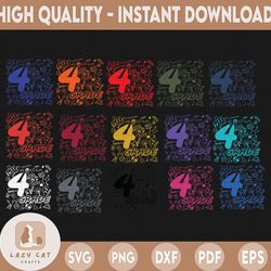 4th grade svg bundle, fourth grade svg, hello 4th grade svg, cricut cut files, school svg designs, back to school svg