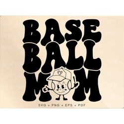 baseball mom png svg, baseball mama svg png, retro baseball funny design, baseball sublimation cut file, baseball vibes