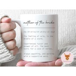 mother of the bride - mother of the bride gift, wedding gift for mother of the bride, custom wedding gift, wedding mug,