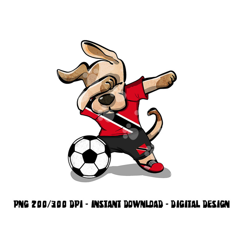 Dabbing Dog Trinidad and Tobago Soccer Jersey Football Lover png, sublimation copy.jpg