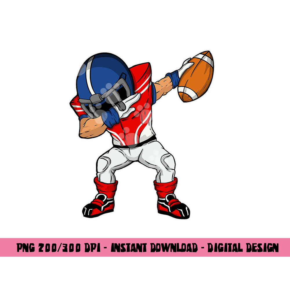 Dabbing Football Player - American Football Season Dab Dance png, sublimation copy.jpg