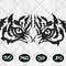 Tiger eyes svg, Tiger head svg, dxf, png, jpg, Tiger face svg, Tiger head stencil, Wild animal face svg, Wild tiger svg, Instant Download - 1.jpg