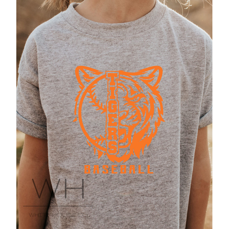 Tiger Baseball, Tigers Tee, Youth Baseball, Tiger Shirt, Go Tigers, Kids Shirt - 3.jpg