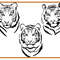Tiger SVG bundle, Tiger Face Clipart, Tiger Head PNG and Cut File For Cricut - 2.jpg