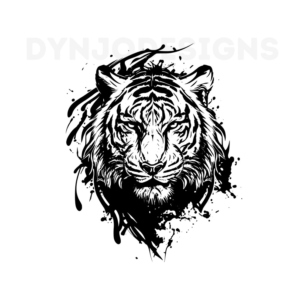 Tiger Svg, Tiger Clipart, Tiger Png, Tiger Head, Tiger Cut Files For Cricut , Tiger Silhouette, Animals Silhouette - 1.jpg