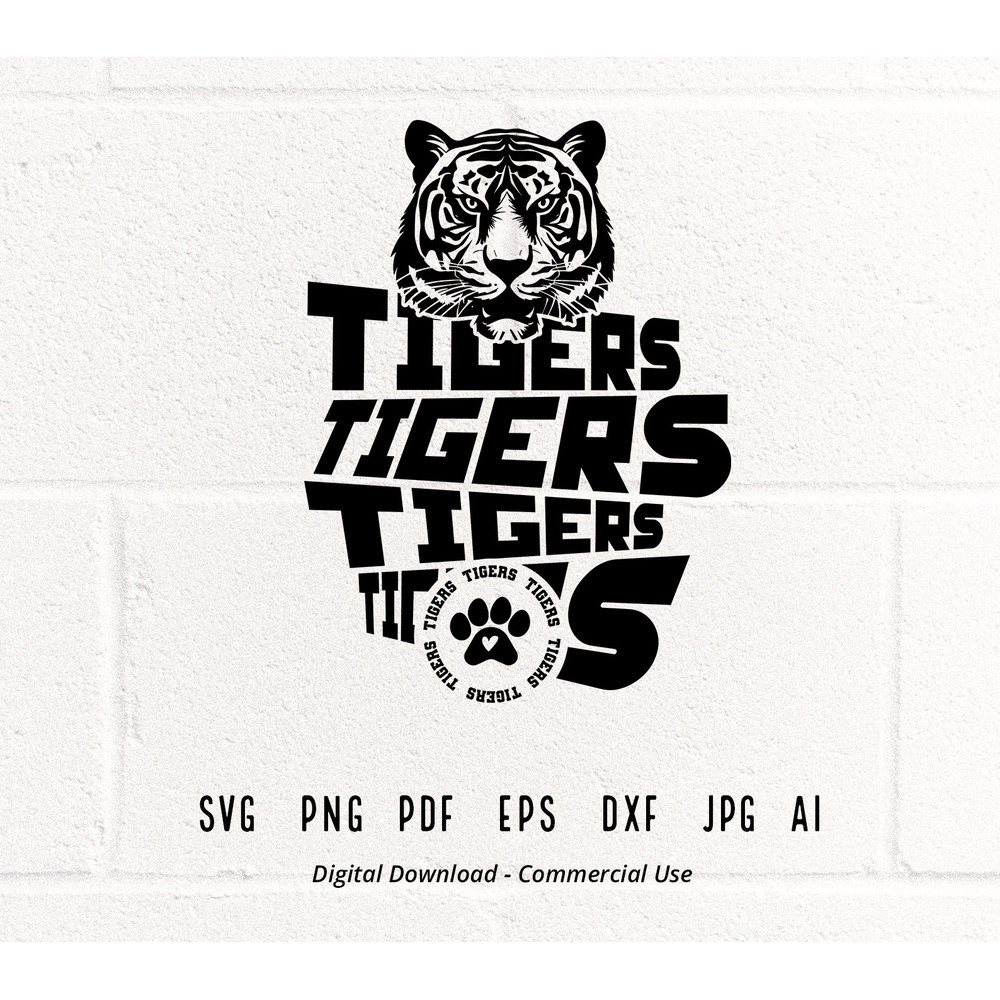 Tigers SVG PNG, Tigers Face svg, Tigers Paw svg, Tigers Mascot svg, Tigers Cheer svg, Tigers Vibes svg, School Spirit svg, Tigers Sport svg - 3.jpg
