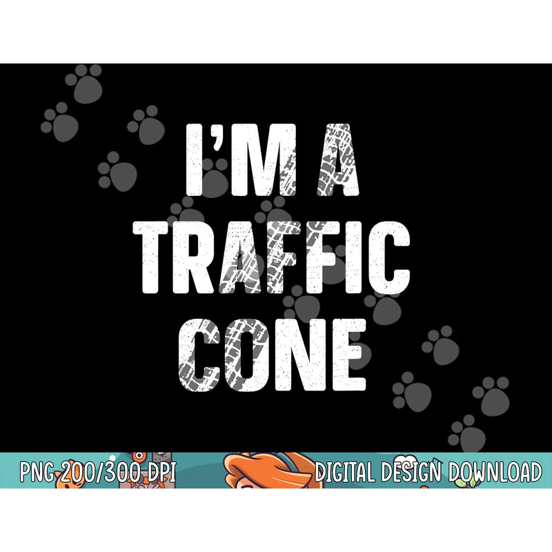 I m A Traffic Cone Shirt Adult Kids Costume Funny Halloween png, sublimation copy.jpg