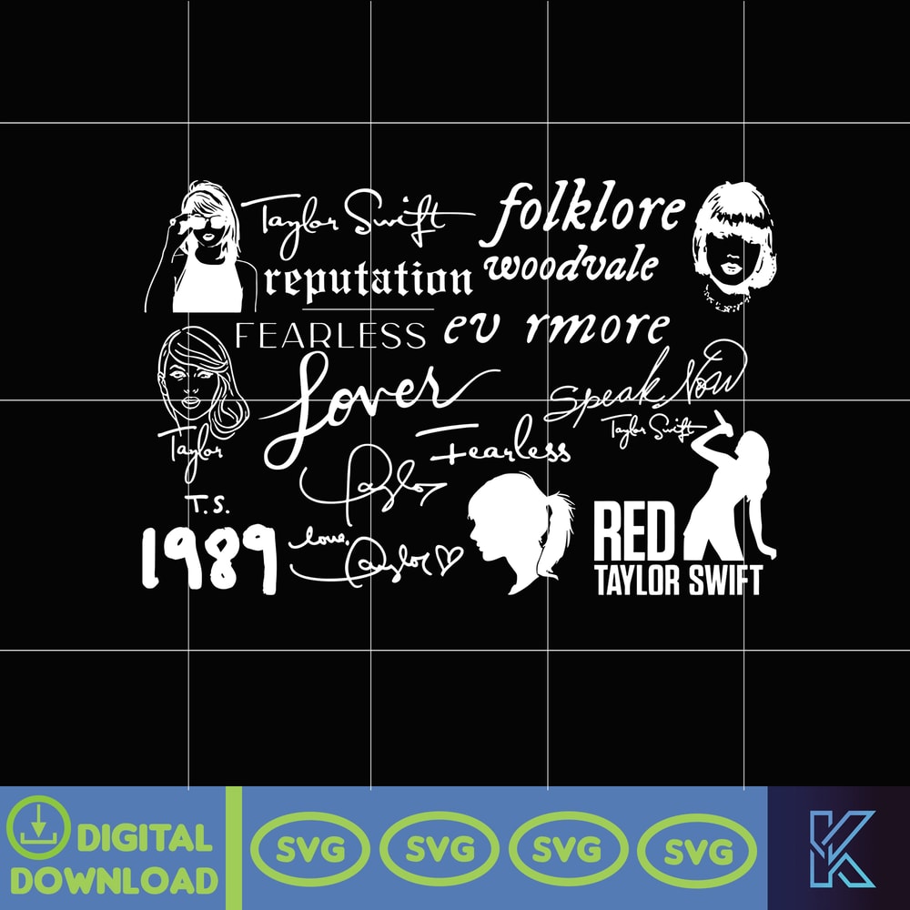 Taylor Swift Svg, Taylor Swift Logo Svg, Taylor Swift Instant Download, Taylor Swift Cricut, Taylor Swift Print File (6).jpg