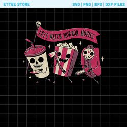 lets watch horror movies funny halloween costume png