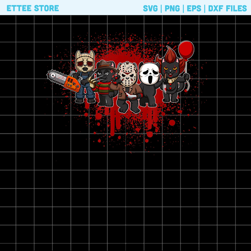 My Little Horror Crew Png , Halloween Black Cat Png - 1.jpg