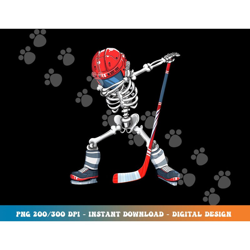 Dabbing Skeleton Hockey Halloween Costume Gift Kids Boys Men png, sublimation copy.jpg