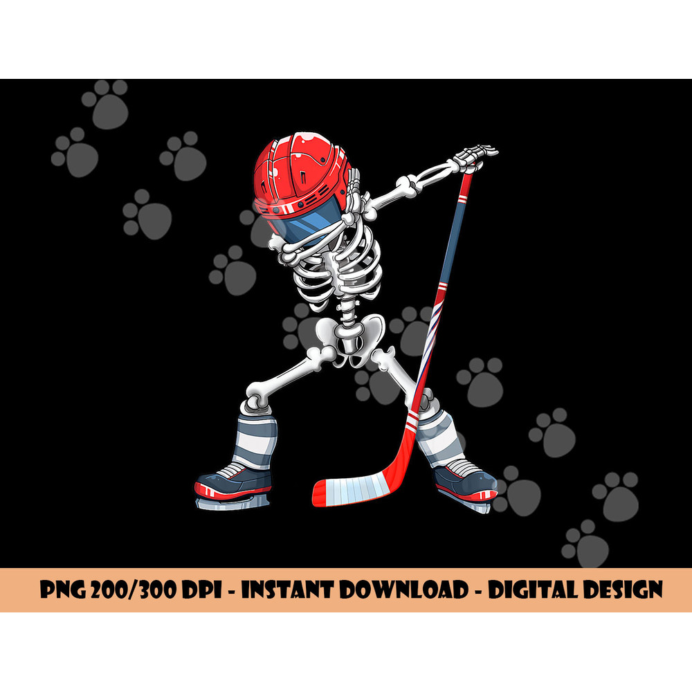 Dabbing Skeleton Hockey Halloween Costume Gift Kids Boys Men png, sublimation copy.jpg