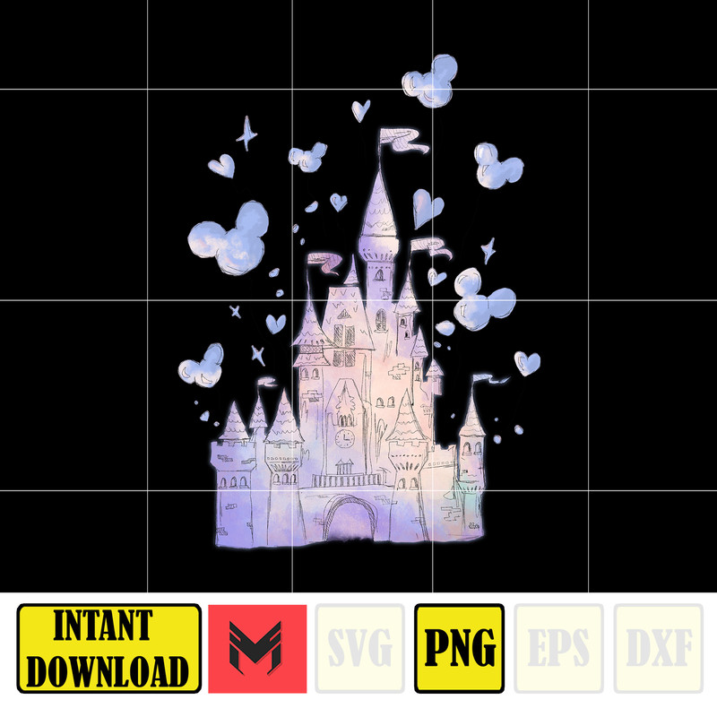 Disney Castle Magic World Mouse Vacation Png, Fireworks, Party Png, sublimation design, digital download (2).jpg