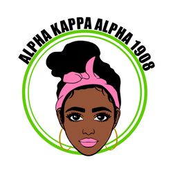 alpha kappa alpha 1908 girl, sorority svg, aka girl gang svg, aka sorority svg, aka svg, black girls, alpha kappa alpha,