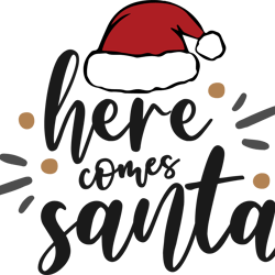 here comes santa svg, merry christmas svg, christmas svg, christmas design, santa svg, noel svg, digital download