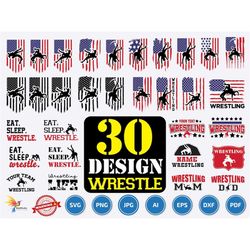 wrestling svg png bundle, wrestling mom svg, wrestling svg us flag, flag svg, wrestling dad svg, sports svg, wrestling t