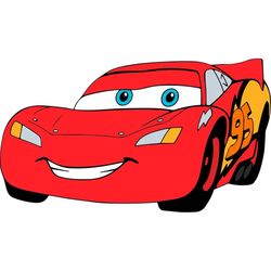 qualityperfectionus digital download - cars lightning mcqueen - png, svg file for cricut, htv, instant download