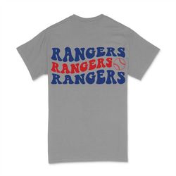 Rangers svg, Rangers Fan svg, Team Spirit svg, Baseball svg, Boho svg, Wavy Stacked svg, Retro Vintage, Svg Cut File Cri