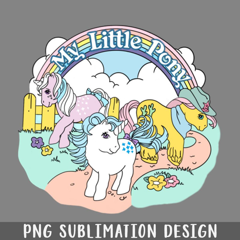 QA06071382-Little Pony Vintage 80s Style Retro Nostalgic Cartoon Graphic PNG Download.jpg