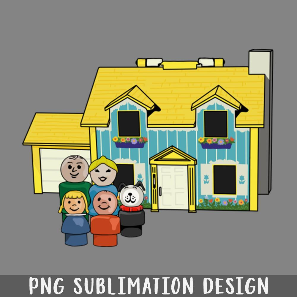 QA06071385-Little People Family and Yellow house PNG Download.jpg