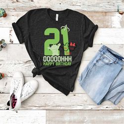 Toy Story Alien  ooooohhh Birthday Shirt, Toy Story, Alien svg,  Studio3, JPEG,PNG Can be customized with any number