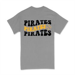 pirates svg, pirates fan svg, team spirit svg, baseball svg, boho svg, wavy stacked svg, retro vintage, svg cut file cri