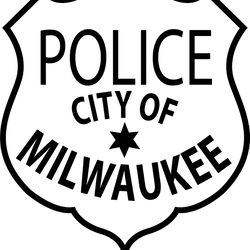 usa wisconsin city of milwaukee police patch vector file cnc engraving, cricut, vinyl file