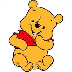 qualityperfectionus digital download - winnie the pooh - png, svg file for cricut, htv, instant download