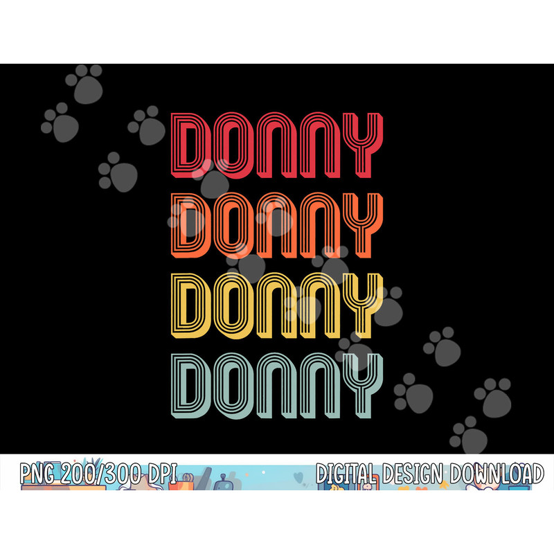 DONNY Gift Name Personalized Funny Retro Vintage Birthday png, sublimation copy.jpg