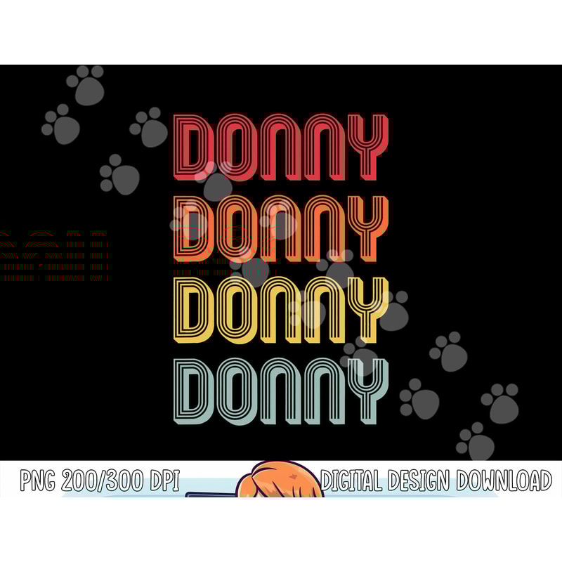 DONNY Gift Name Personalized Funny Retro Vintage Birthday png, sublimation copy.jpg