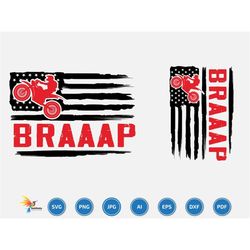 Braaap Motocross svg , Braap Motorcross Flag, Motorcycle svg, Motorcyle Racking, Motocross Racking SVG, Digital File Onl