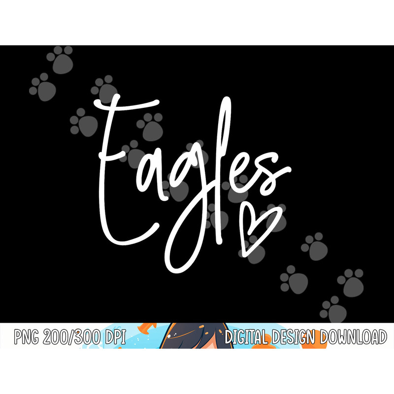 Eagles Heart School Sports Fan Team Spirit png, sublimation copy.jpg