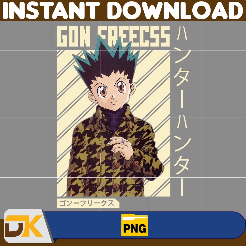 Gon Freecss Png, Anime Png, Japanese Png, Anime Silhouette Png, Anime Character, Anime Vector Files (1).jpg