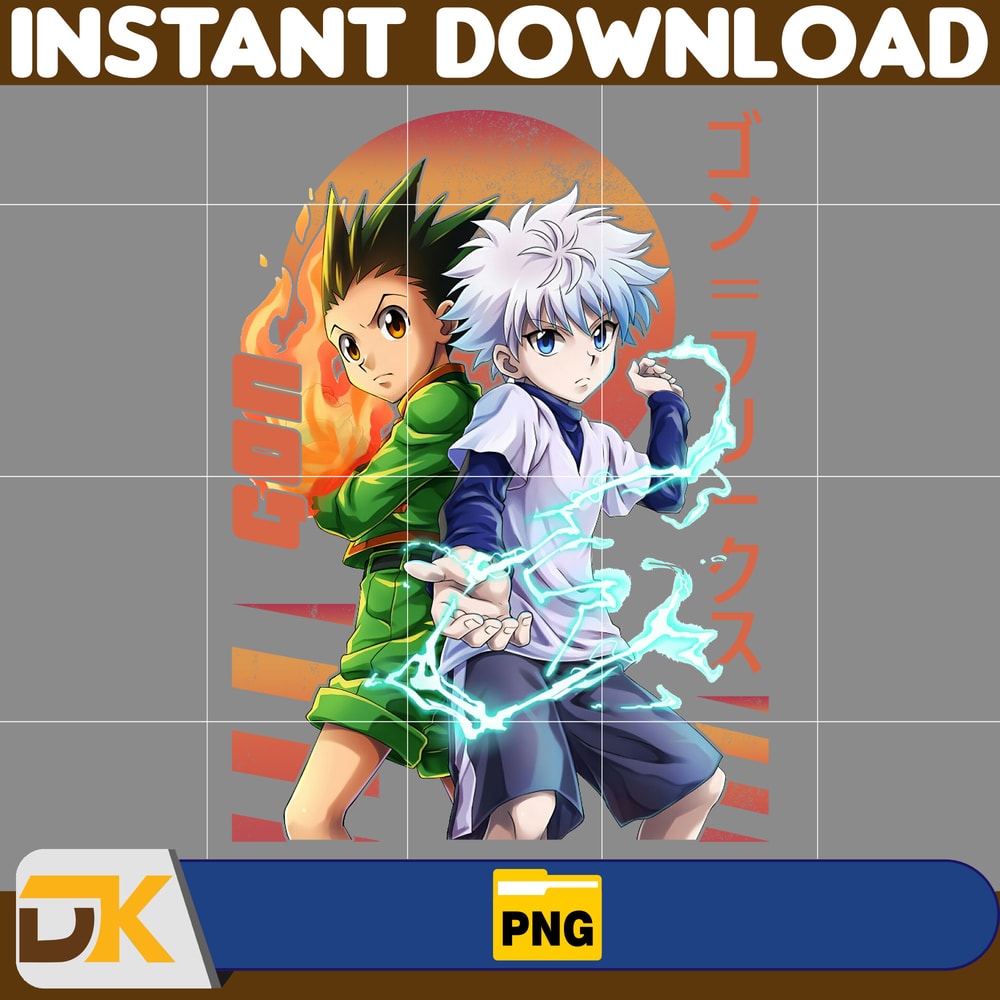 Gon Freecss Png, Anime Png, Japanese Png, Anime Silhouette Png, Anime Character, Anime Vector Files (10).jpg