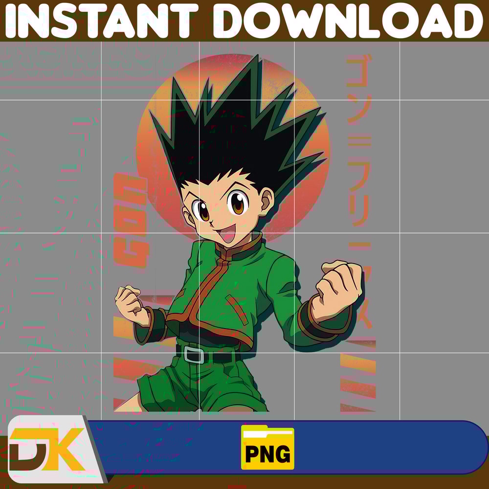 Gon Freecss Png, Anime Png, Japanese Png, Anime Silhouette Png, Anime Character, Anime Vector Files (12).jpg