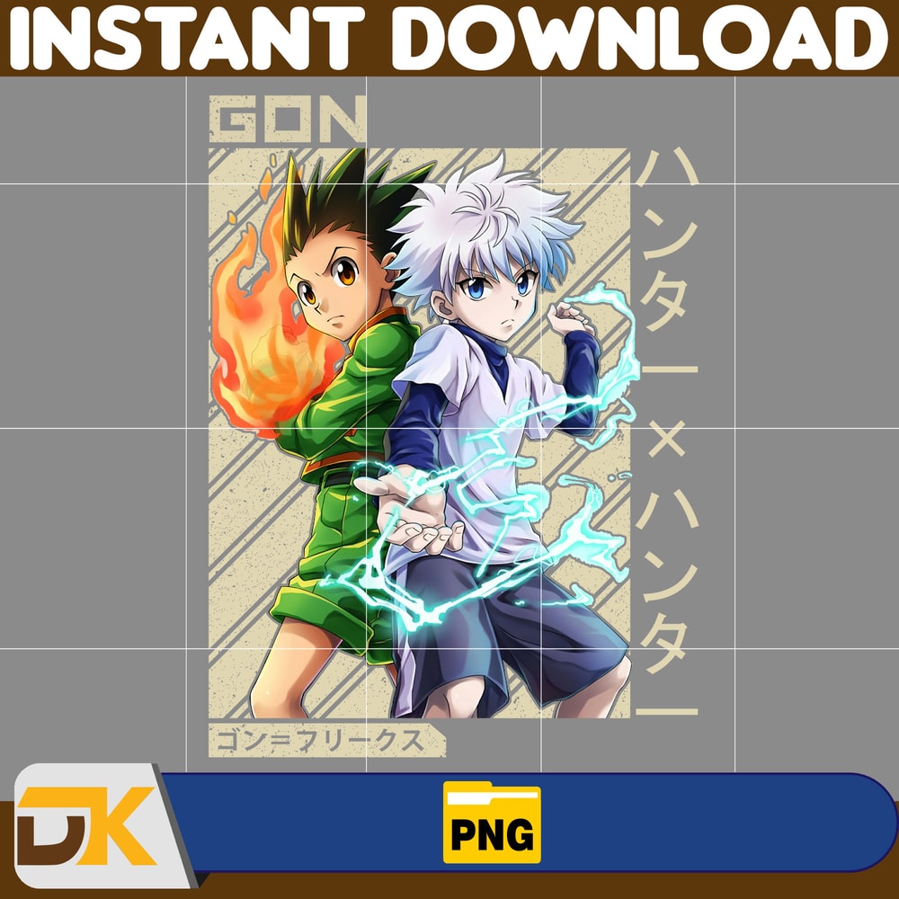 Gon Freecss Png, Anime Png, Japanese Png, Anime Silhouette Png, Anime Character, Anime Vector Files (13).jpg
