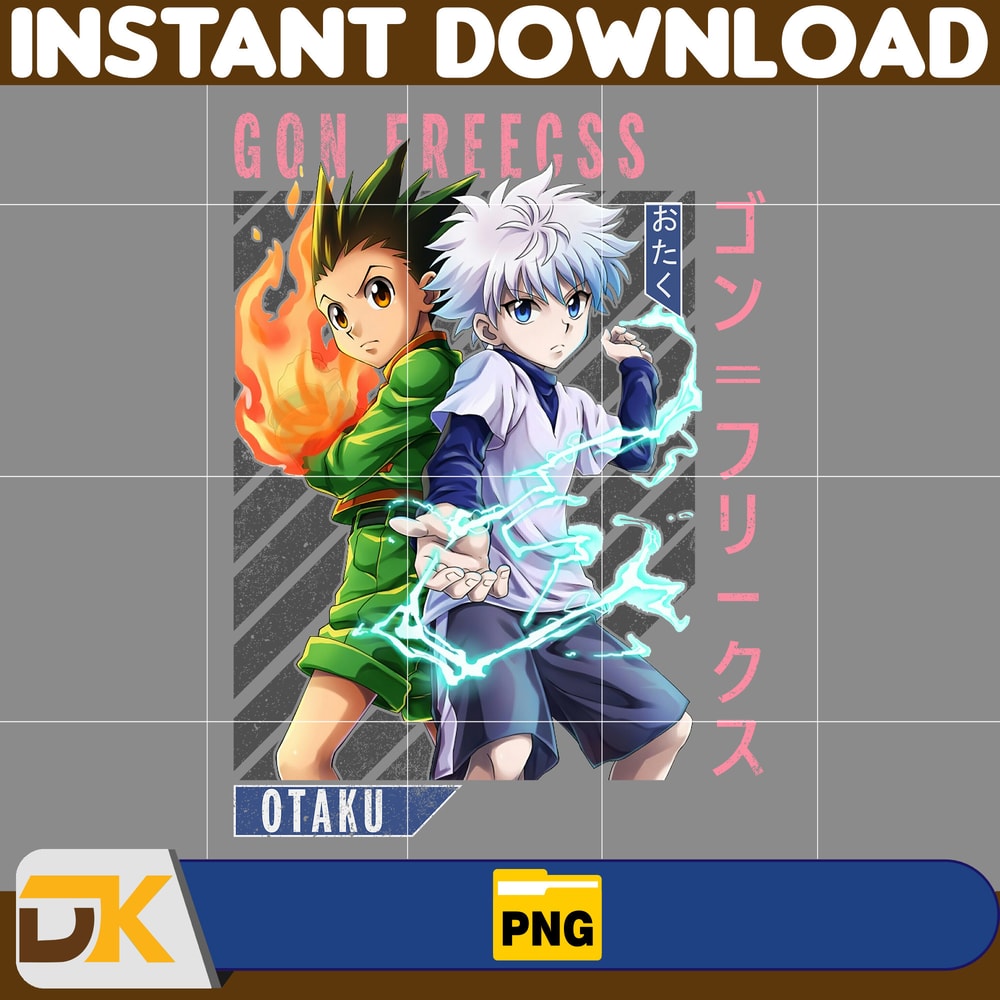 Gon Freecss Png, Anime Png, Japanese Png, Anime Silhouette Png, Anime Character, Anime Vector Files (18).jpg
