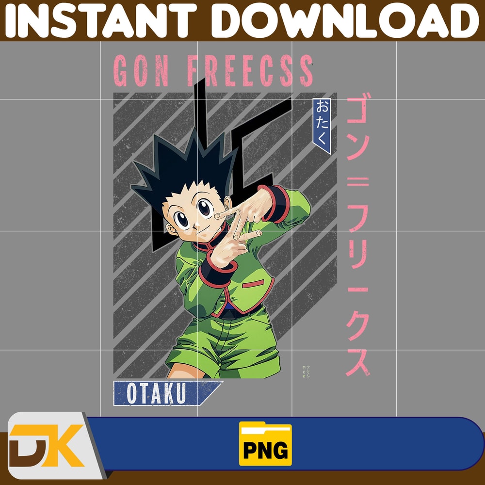 Gon Freecss Png, Anime Png, Japanese Png, Anime Silhouette Png, Anime Character, Anime Vector Files (19).jpg